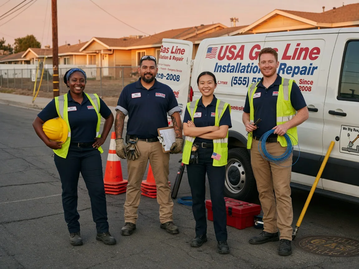 Gas Line Installation company in Burtrum, MN